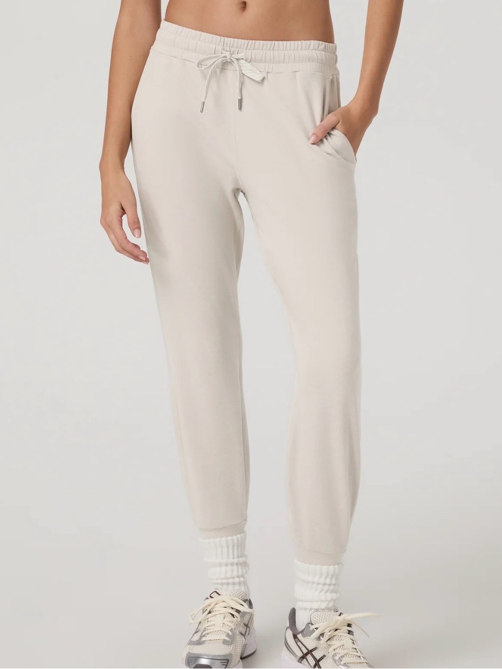 Vuori performance jogger XXL Ecru Heather
